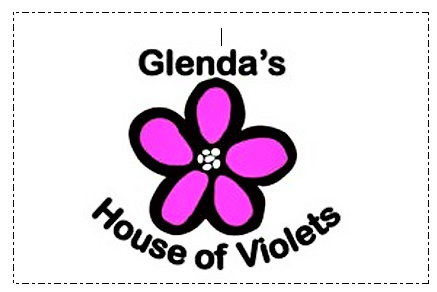 Glenda's House of Violets logo