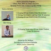 Cover for AVSA Convention Programs with photos of two speakers