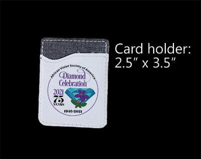 Card Holder with AVSA 75th Anniversary Logo 2.5" x 3.5"
