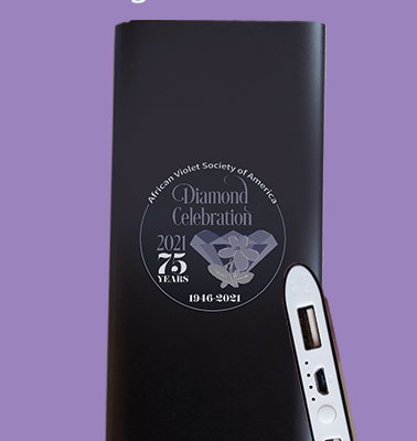 Wireless Portable Charger with AVSA 75th Anniversary Logo 3" x 6"