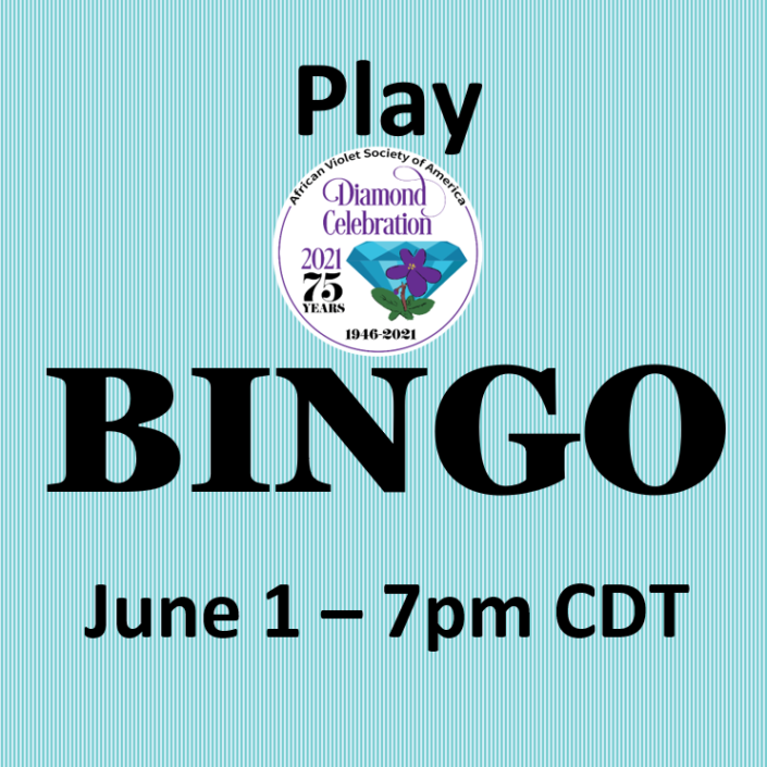 Cyber Bingo African Violet Society of America