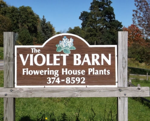 Violet Barn Signage