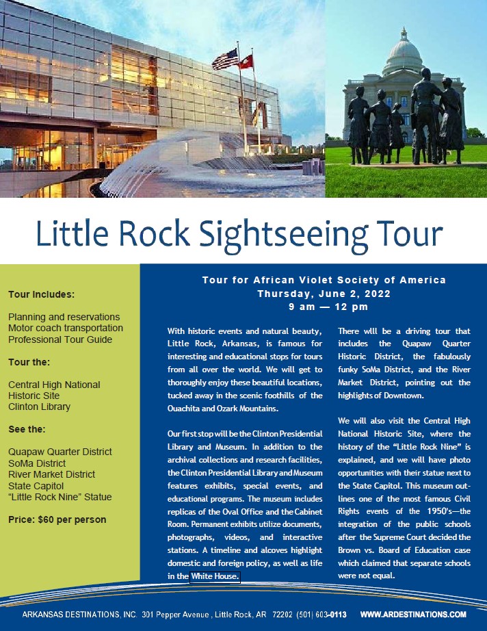 Tour 3 Little Rock Sightseeing Tour